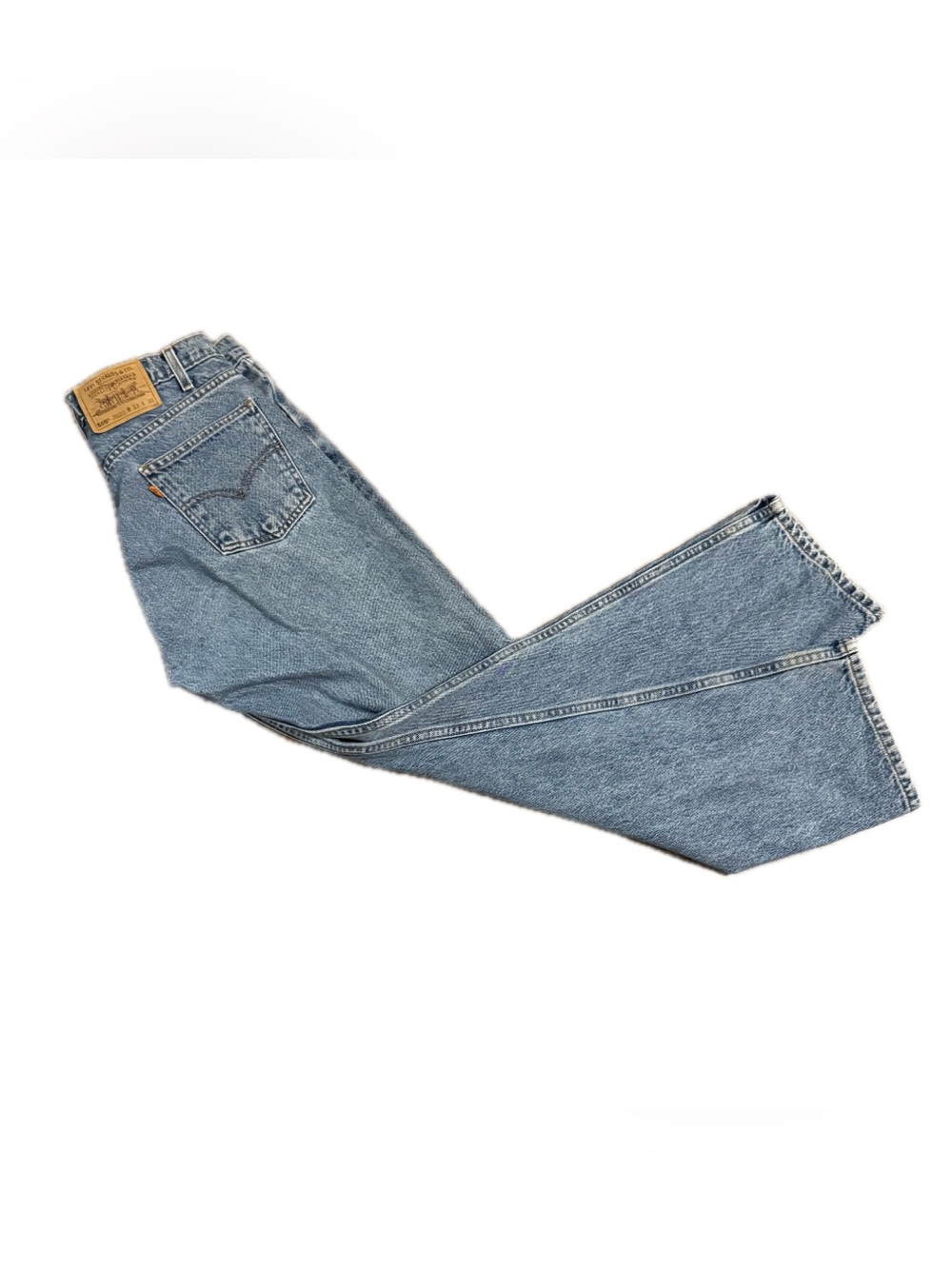 Vintage 1997 Levi’s Orange Tab 505 Straight Leg Blue Denim Jeans 33x30